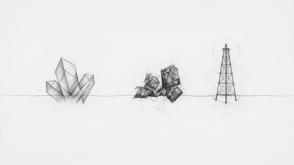 Geometric mineral formations